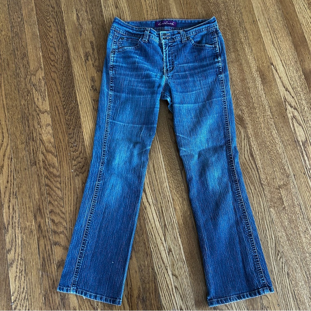 Gloria Vanderbilt Blue Denim Flare Jeans